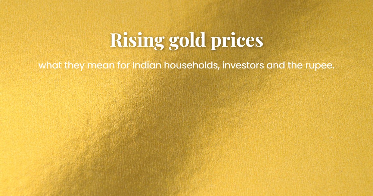 Rising gold prices